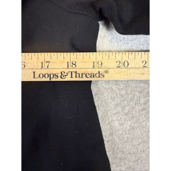 Off the Shoulder Black Sweat, White Blouse Top Women's Size Medium - Picture 2 of 6